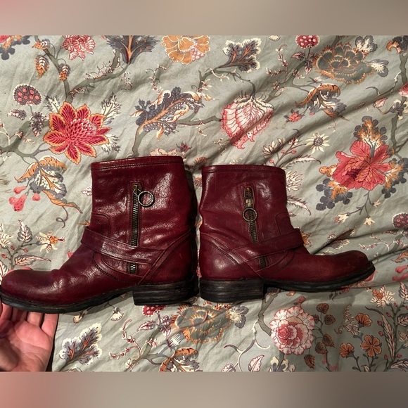FIORENTINI + BAKER “ Eternity Eli “ Biker Boot ** RED** - sz35 - Picture 3 of 9